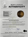 Mickey Mantle Signed Foul Ball Caught September 24, 1968, at Yankee Stadium - Possibly His Last!