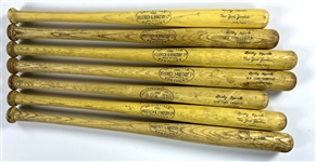 1960's Mickey Mantle New York Yankee Bat Day Bat Collection (7)