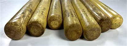 1960's Mickey Mantle New York Yankee Bat Day Bat Collection (7)
