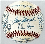 1969 New York Miracle Mets Team Signed Reunion Baseball with 31 Signatures Incl. Nolan Ryan and Tom Seaver (Beckett Authentic)
