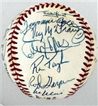 1969 New York Miracle Mets Team Signed Reunion Baseball with 31 Signatures Incl. Nolan Ryan and Tom Seaver (Beckett Authentic)
