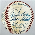 1969 New York Miracle Mets Team Signed Reunion Baseball with 31 Signatures Incl. Nolan Ryan and Tom Seaver (Beckett Authentic)