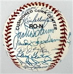 1969 New York Miracle Mets Team Signed Reunion Baseball with 31 Signatures Incl. Nolan Ryan and Tom Seaver (Beckett Authentic)