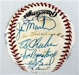 1969 New York Miracle Mets Team Signed Reunion Baseball with 31 Signatures Incl. Nolan Ryan and Tom Seaver (Beckett Authentic)