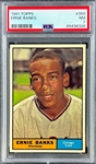 1961 Topps #350 Ernie Banks - PSA NM 7