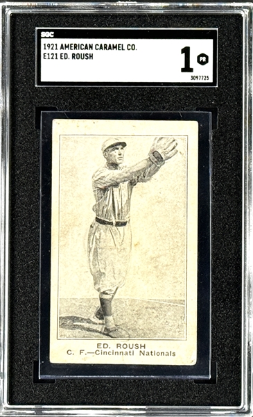 1921 E121 American Caramel Ed Roush - SGC PR 1