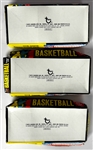 1971 Topps Basketball Display Box Trio (3)