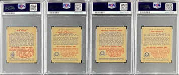 1949 Bowman Baseball Hall of Famer PSA-Graded Collection (4)