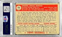 1952 Topps #195 Orestes Minoso - PSA GD 2