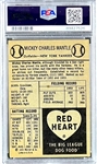 1954 Red Heart Mickey Mantle - PSA VG 3