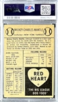 1954 Red Heart Mickey Mantle - PSA GD 2