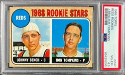1968 Topps #247 Johnny Bench Rookie Card - PSA VG-EX+ 4.5