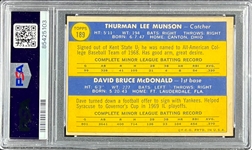1970 Topps #189 Thurman Munson Rookie Card - PSA EX-MT 6