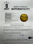 President Dwight D. Eisnhower Signed Baseball Signed for Red Sox Pitcher Mickey Harris (Beckett Authentic) 