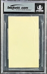 Hank Aaron Signed Index Card (Beckett Encapsulated)
