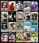 1980's and 1990’s Topps, Fleer, Donruss and Score Signed Baseball Card Collection (1000+)