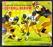 1963 Post Cereal CFL Football Complete Set Mounted in Original Album (160)