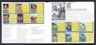 1963 Post Cereal CFL Football Complete Set Mounted in Original Album (160)
