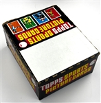 1984 Topps Baseball Rack Pack Partial Box (22 Rack Packs)