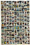 1975-1979 Topps Baseball Uncut Sheet Collection (8)