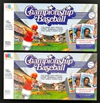 1984 Milton Bradley Championship Baseball Board Games (2) MINT IN BOX!