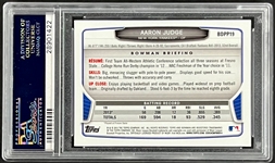 2013 Bowman Draft Picks & Prospects #BDPP19 Aaron Judge Rookie Card - PSA GEM MINT 10