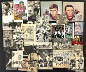 Football Hall of Famers and Superstars Signed Small Magazine Photos Collection (164) Incl. Butkus, Meredith, Griese and Others (Beckett Authentic)