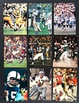 Football Hall of Famers and Stars Signed 8x10 Color Magazine Photos Collection (39) Incl. Namath, Staubach and Others (Beckett Authentic)