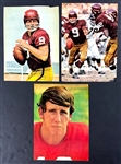 Football Hall of Famers and Stars Signed 8x10 Color Magazine Photos Collection (39) Incl. Namath, Staubach and Others (Beckett Authentic)