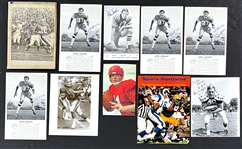 Football Hall of Famers and Stars Signed Magazine Photos Collection (30) Incl. Starr, Gabriel and Others (Beckett Authentic)