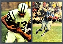 Football Hall of Famers and Stars Signed 8x10 Magazine Photos Collection (34) (Beckett Authentic)