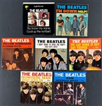 Beatles 45 RPM Picture Sleeves (7) Tougher Group
