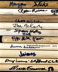 Signed Drumsticks Collection (10) Incl. Ric Lee (Ten Years After) and Others (Beckett Authentic)
