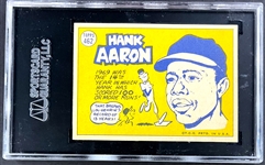 1970 Topps #462 Hank Aaron Signed Card (SGC Encapsulated)