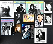 Classic Rock & Roll Band-Signed Photos (37) Incl. Stewart Copeland, Foghat, Jefferson Starship and others (Beckett Authentic)