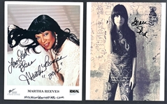 Classic Rock & Roll Band-Signed Photos (37) Incl. Stewart Copeland, Foghat, Jefferson Starship and others (Beckett Authentic)
