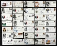 Politicians Signed FDC Collection of 36 Incl. Henry Kissinger, Madelaine Albright and Others (Beckett Authentic)