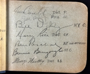 1920's-1930's Walter Johnson and Other Baseball Hall of Famers and Stars Autograph Book with 80+ Signatures (Beckett Authentic)