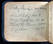 1920's-1930's Walter Johnson and Other Baseball Hall of Famers and Stars Autograph Book with 80+ Signatures (Beckett Authentic)
