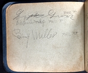 1920's-1930's Walter Johnson and Other Baseball Hall of Famers and Stars Autograph Book with 80+ Signatures (Beckett Authentic)