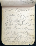 1920's-1930's Walter Johnson and Other Baseball Hall of Famers and Stars Autograph Book with 80+ Signatures (Beckett Authentic)