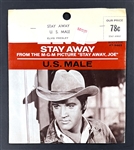 1968 Elvis Presley Stay Away/U.S. Male (47-3465) SEALED 45 Single with Retail Rack Backer