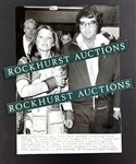 Elvis Presley Original AP Wire Divorce Photo with Newspaper Story Using the Photo Plus Other Clippings