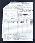 1970's Elvis Presley Concert Soundboard Log and Joan Deary RCA Correspondence (9 Pieces)