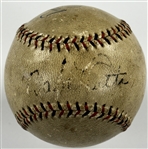1930's Babe Ruth, Lou Gehrig, Hank Aaron and Pat O'Brien Signed Baseball (Beckett Authentic)