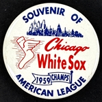 1959 World Series Program Chicago White Sox Plus AL Champs Stadium Pin (2)