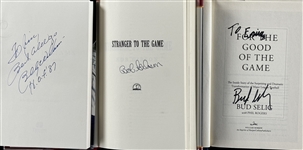 Hall of Famers Signed Books (3) Incl. Bob Gibson, Billy Williams and Bud Selig (Beckett Authentic)
