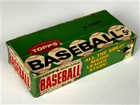 1962 Topps Baseball 5 cent Display Box