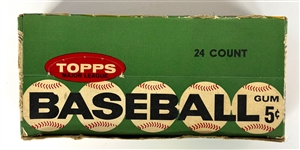 1962 Topps Baseball 5 cent Display Box