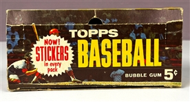 1963 Topps Baseball 5 cent Display Box